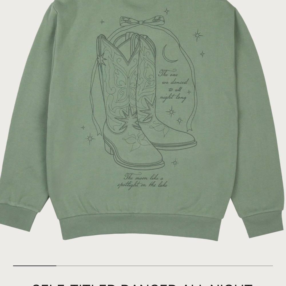 Green Graphic Sweater